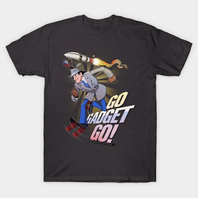 Go Gadget Go T-Shirt by markpaulik